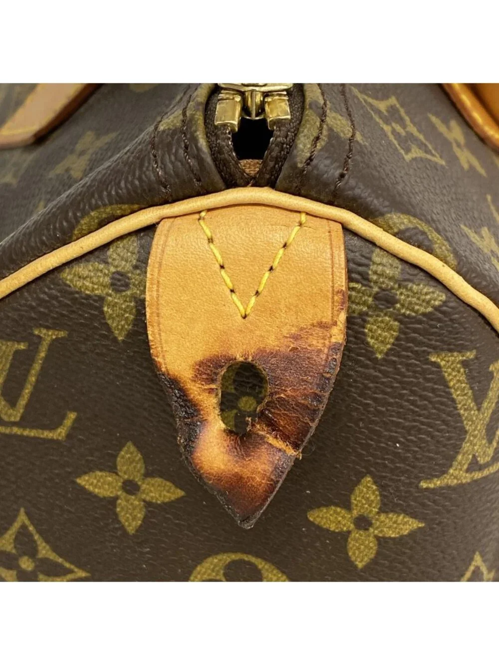 Louis Vuitton Handbag Monogram Speedy 30 Brown